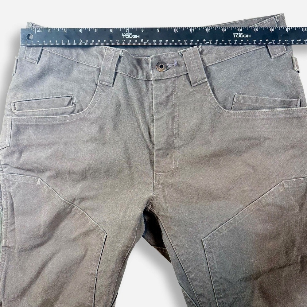 1620 Workwear Mens 34 Double Knee Cordura Utility Pants Gray Made in USA - Picture 7 of 9